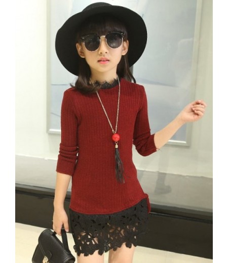 Pullover Knit Sweater Dress